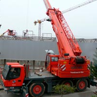 Transgrues Tortosa, gruas moviles articuladas, en Tarragona Castellon Barcelona, camiones grua autocargantes, grua movil autopropulsada, alquiler tanquetas, cesta personas